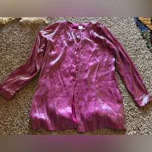 Vintage Avon Shiny Pink Top